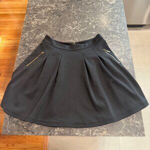 INC Deep Black Skirt (Tropical Bloom)